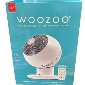 IRIS Woozoo Globe Multi-Directional 5-Speed Oscillating Fan, Small,